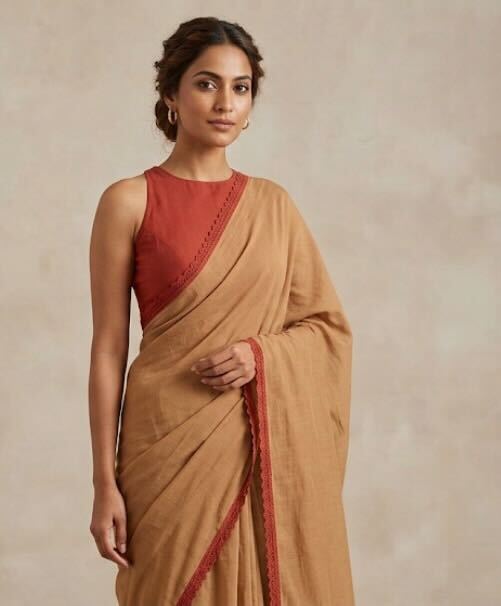 Plain Mul Cotton — Camel